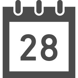 カレンダーのフリーアイコン24 アイコン素材ダウンロードサイト Icooon Mono 商用利用可能なアイコン素材が無料 フリー ダウンロードできるサイト