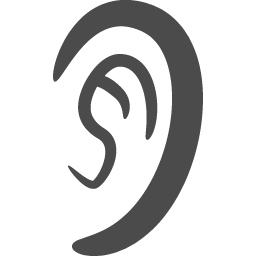 耳のアイコン素材 アイコン素材ダウンロードサイト Icooon Mono 商用利用可能なアイコン素材が無料 フリー ダウンロードできるサイト