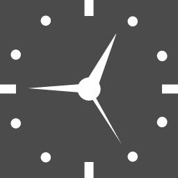 無料の時計のアイコン 4 アイコン素材ダウンロードサイト Icooon Mono 商用利用可能なアイコン素材が無料 フリー ダウンロードできるサイト