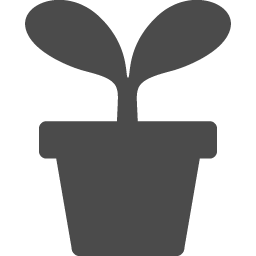 新芽のアイコン鉢植えバージョン アイコン素材ダウンロードサイト Icooon Mono 商用利用可能なアイコン素材が無料 フリー ダウンロードできるサイト