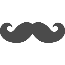 ぐりんっとした髭の無料アイコン素材 アイコン素材ダウンロードサイト Icooon Mono 商用利用可能なアイコン素材が無料 フリー ダウンロードできるサイト