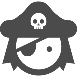 キュートな海賊の無料アイコン アイコン素材ダウンロードサイト Icooon Mono 商用利用可能なアイコン素材が無料 フリー ダウンロードできるサイト