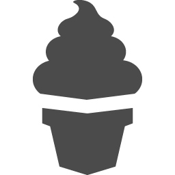ソフトクリームの無料アイコン アイコン素材ダウンロードサイト Icooon Mono 商用利用可能なアイコン素材 が無料 フリー ダウンロードできるサイト