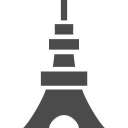 東京タワーの無料アイコン素材 アイコン素材ダウンロードサイト Icooon Mono 商用利用可能なアイコン素材が無料 フリー ダウンロードできるサイト