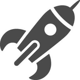ロケットアイコンその12 アイコン素材ダウンロードサイト Icooon Mono 商用利用可能なアイコン素材が無料 フリー ダウンロードできるサイト