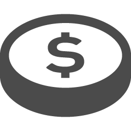 ドル硬貨のアイコン2 アイコン素材ダウンロードサイト Icooon Mono 商用利用可能なアイコン 素材が無料 フリー ダウンロードできるサイト