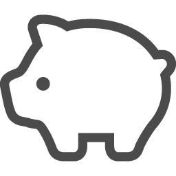 かわいい豚の線画アイコン アイコン素材ダウンロードサイト Icooon Mono 商用利用可能なアイコン 素材が無料 フリー ダウンロードできるサイト