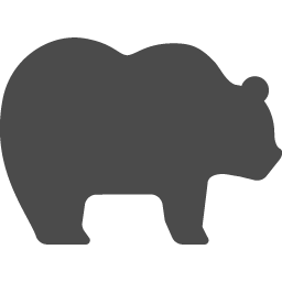 クマのフリーアイコン アイコン素材ダウンロードサイト Icooon Mono 商用利用可能なアイコン 素材が無料 フリー ダウンロードできるサイト