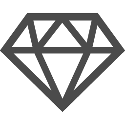 シンプルなダイヤモンドのアイコン アイコン素材ダウンロードサイト Icooon Mono 商用利用可能なアイコン素材 が無料 フリー ダウンロードできるサイト