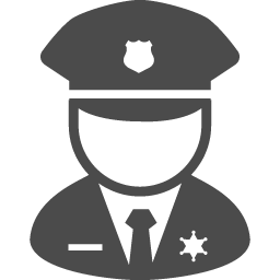 警官のアイコン2 アイコン素材ダウンロードサイト Icooon Mono 商用利用可能なアイコン素材が無料 フリー ダウンロードできるサイト