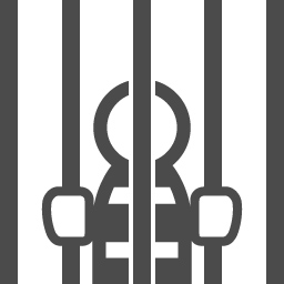 牢屋のアイコン3 アイコン素材ダウンロードサイト Icooon Mono 商用利用可能なアイコン素材が無料 フリー ダウンロードできるサイト