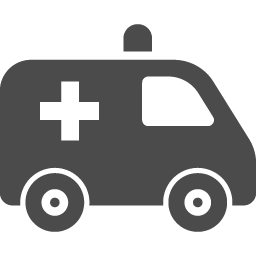 救急車のフリーアイコン3 アイコン素材ダウンロードサイト Icooon Mono 商用利用可能なアイコン素材が無料 フリー ダウンロードできるサイト