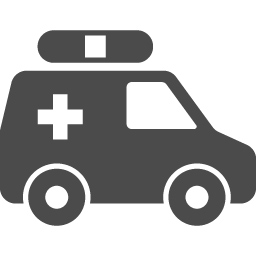 救急車のフリーアイコン5 アイコン素材ダウンロードサイト Icooon Mono 商用利用可能なアイコン素材が無料 フリー ダウンロードできるサイト