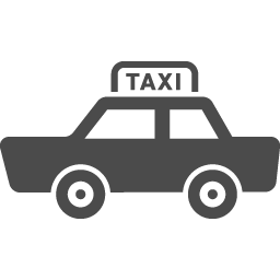 タクシーの無料アイコン2 アイコン素材ダウンロードサイト Icooon Mono 商用利用可能なアイコン 素材が無料 フリー ダウンロードできるサイト