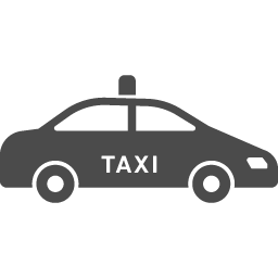 タクシーの無料アイコン3 アイコン素材ダウンロードサイト Icooon Mono 商用利用可能なアイコン素材が無料 フリー ダウンロードできるサイト