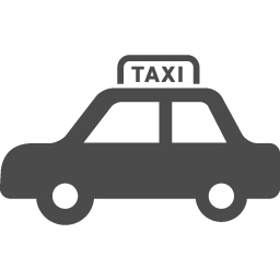 タクシーの無料アイコン5 アイコン素材ダウンロードサイト Icooon Mono 商用利用可能なアイコン素材が無料 フリー ダウンロードできるサイト