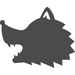 オオカミのアイコン アイコン素材ダウンロードサイト Icooon Mono 商用利用可能なアイコン素材が無料 フリー ダウンロードできるサイト