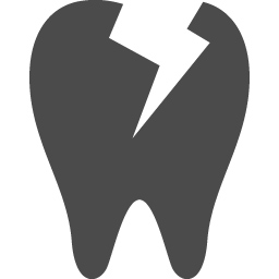 虫歯の無料アイコン アイコン素材ダウンロードサイト Icooon Mono 商用利用可能なアイコン素材が無料 フリー ダウンロードできるサイト