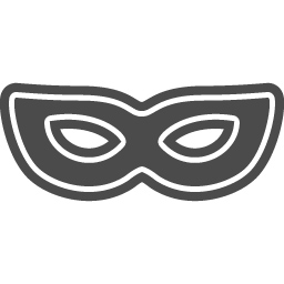 仮面舞踏会の仮面アイコン アイコン素材ダウンロードサイト Icooon Mono 商用利用可能なアイコン素材が無料 フリー ダウンロード できるサイト