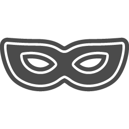 仮面舞踏会の仮面アイコン アイコン素材ダウンロードサイト Icooon Mono 商用利用可能なアイコン 素材が無料 フリー ダウンロードできるサイト