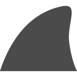 サメの背びれのアイコン素材 アイコン素材ダウンロードサイト Icooon Mono 商用利用可能なアイコン素材が無料 フリー ダウンロードできるサイト