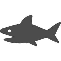 サメのアイコン素材2 アイコン素材ダウンロードサイト Icooon Mono 商用利用可能なアイコン素材が無料 フリー ダウンロードできるサイト