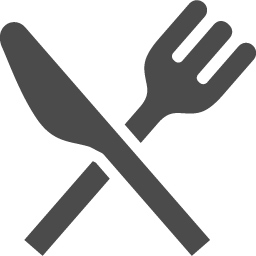フォークとナイフのお食事アイコン素材2 アイコン素材ダウンロードサイト Icooon Mono 商用利用可能なアイコン素材 が無料 フリー ダウンロードできるサイト