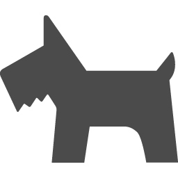 犬のアイコン 4 アイコン素材ダウンロードサイト Icooon Mono 商用利用可能なアイコン素材が無料 フリー ダウンロードできるサイト