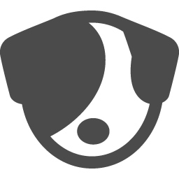 犬のアイコン 5 アイコン素材ダウンロードサイト Icooon Mono 商用利用可能なアイコン素材が無料 フリー ダウンロードできるサイト