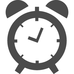 フリーの目覚まし時計のアイコン アイコン素材ダウンロードサイト Icooon Mono 商用利用可能なアイコン素材 が無料 フリー ダウンロードできるサイト