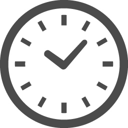 時計の無料アイコン | アイコン素材ダウンロードサイト「icooon-mono」 | 商用利用可能なアイコン素材が無料(フリー)ダウンロードできるサイト