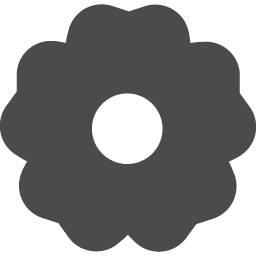 家紋っぽい花アイコン3 アイコン素材ダウンロードサイト Icooon Mono 商用利用可能なアイコン素材が無料 フリー ダウンロード できるサイト