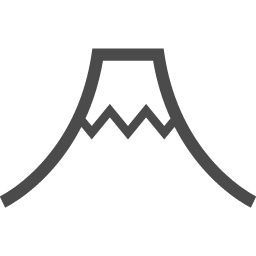 オーソドックスな富士山のフリーアイコン アイコン素材ダウンロードサイト Icooon Mono 商用利用可能なアイコン素材が無料 フリー ダウンロードできるサイト
