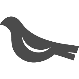 シンプルな鳩のアイコン アイコン素材ダウンロードサイト Icooon Mono 商用利用可能なアイコン 素材が無料 フリー ダウンロードできるサイト