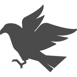 鷹 ワシのフリーアイコン アイコン素材ダウンロードサイト Icooon Mono 商用利用可能なアイコン素材が無料 フリー ダウンロードできるサイト