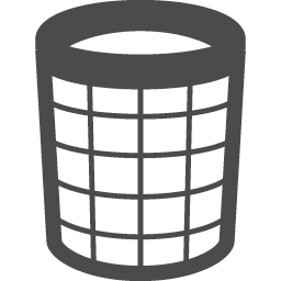 網タイプのゴミ箱アイコン アイコン素材ダウンロードサイト Icooon Mono 商用利用可能なアイコン素材が無料 フリー ダウンロードできるサイト
