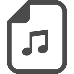 音楽ファイルアイコン 3 アイコン素材ダウンロードサイト Icooon Mono 商用利用可能なアイコン素材 が無料 フリー ダウンロードできるサイト