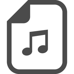 音楽ファイルアイコン 3 アイコン素材ダウンロードサイト Icooon Mono 商用利用可能なアイコン素材が無料 フリー ダウンロードできるサイト