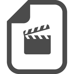 動画ファイルアイコン 3 アイコン素材ダウンロードサイト Icooon Mono 商用利用可能なアイコン素材が無料 フリー ダウンロードできるサイト