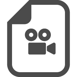 動画ファイルアイコン 4 アイコン素材ダウンロードサイト Icooon Mono 商用利用可能なアイコン素材 が無料 フリー ダウンロードできるサイト