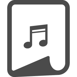 音楽ファイルアイコン 8 アイコン素材ダウンロードサイト Icooon Mono 商用利用可能なアイコン素材が無料 フリー ダウンロードできるサイト