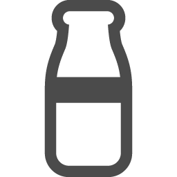 牛乳ビンのフリーアイコン 2 アイコン素材ダウンロードサイト Icooon Mono 商用利用可能なアイコン素材が無料 フリー ダウンロードできるサイト