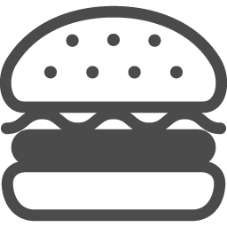 ハンバーガーのアイコンその2 アイコン素材ダウンロードサイト Icooon Mono 商用利用可能なアイコン素材が無料 フリー ダウンロードできるサイト