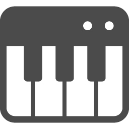 電子キーボードのアイコン アイコン素材ダウンロードサイト Icooon Mono 商用利用可能なアイコン素材が無料 フリー ダウンロードできるサイト
