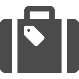 旅行用スーツケースのアイコン1 アイコン素材ダウンロードサイト Icooon Mono 商用利用可能なアイコン素材が無料 フリー ダウンロードできるサイト