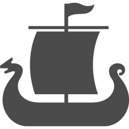 バイキングの船アイコン アイコン素材ダウンロードサイト Icooon Mono 商用利用可能なアイコン素材が無料 フリー ダウンロードできるサイト