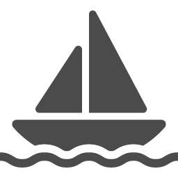 ヨットのフリーアイコン3 アイコン素材ダウンロードサイト Icooon Mono 商用利用可能なアイコン素材が無料 フリー ダウンロードできるサイト