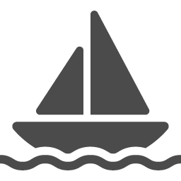 ヨットのフリーアイコン3 アイコン素材ダウンロードサイト Icooon Mono 商用利用可能なアイコン素材が無料 フリー ダウンロードできるサイト
