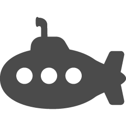 潜水艦のフリーアイコン2 アイコン素材ダウンロードサイト Icooon Mono 商用利用可能なアイコン素材 が無料 フリー ダウンロードできるサイト