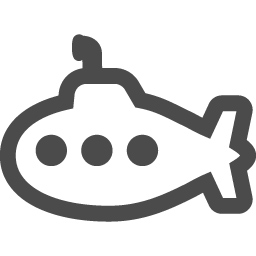 潜水艦のフリーアイコン3 アイコン素材ダウンロードサイト Icooon Mono 商用利用可能なアイコン素材が無料 フリー ダウンロードできるサイト